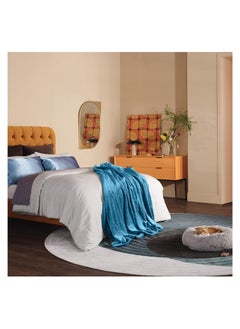 Flannel Fleece Blanket King Size TURQUOISE