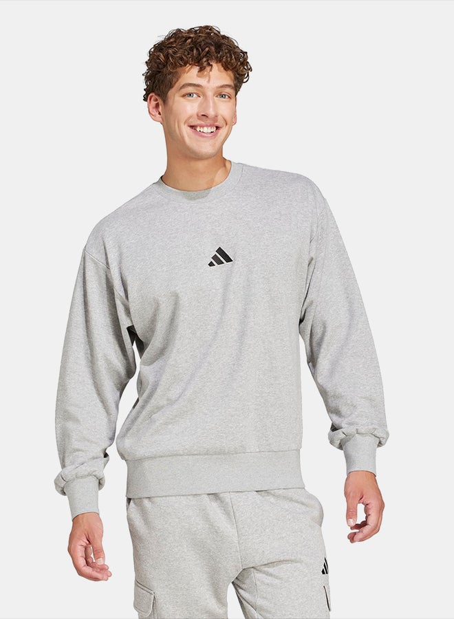 Adidas Essentials Feelcozy Fleece Sweatshirt - Image 3