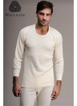 Hasyün Men's 100% Wool Long Sleeve Suit 2 Pieces  - Image 2