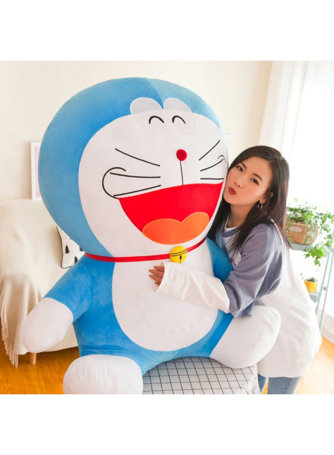 Doraemon Plush Toy Large Doraemon Doll Doll Machine Exchange Product Cute Blue Fat Doll-Specifications:Color-Color:25cm