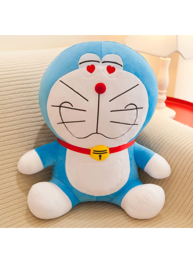 Doraemon Plush Toy Large Doraemon Doll Doll Machine Exchange Product Cute Blue Fat Doll-Specifications:Color-Color:25cm