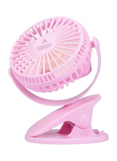 بيوينتي USB Rechargeable Cooler Fan With Clamp,Portable Mini Fan with clip, Desktop Fan Electric Fan Air Cooler Portable Fan for Home Student Dormitory and Office Fan，3 gears can be adjusted and 360 rotation  - Image 3