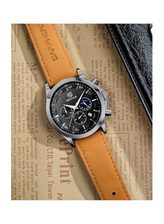 بينيار ساعات رجاليه  كوارتز ضد الماء - Image 4