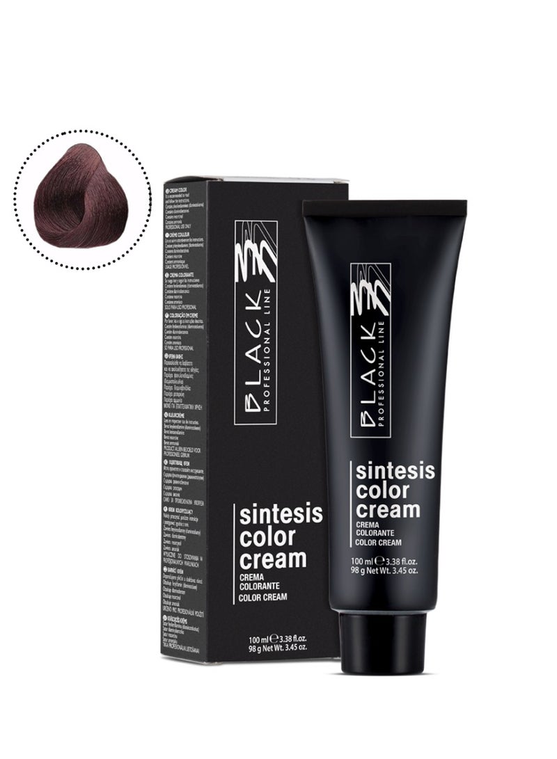 بلاك بروفيشينال لاين بلاك بروفيشنال سينتيسيس كريم تلوين دائم 4.2 / 4.7 – صبغة شعر بني متوسط بتركيبة احترافية - Image 1