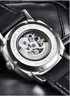 BENYAR Automatic Watches for Men Skeleton Mechanical Leather Strap Mens Watch 30M Waterproof Men's Stylish Gift  - Image 4