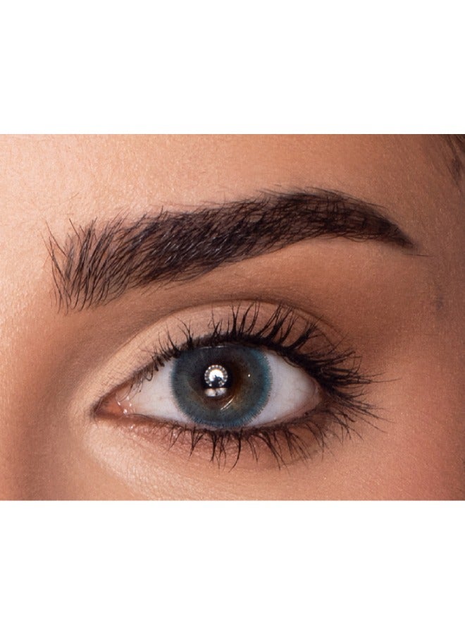 Elite Sky Blue Monthly Disposable Colored Contact Lenses Unisex Cosmetic Contact Lenses - Image 1