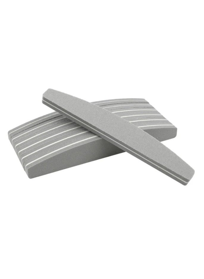 Sponge polishing files - thin - 100/180 grit - 10 pieces