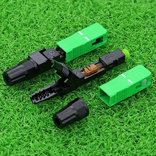 ANPTAIKE 10 Pcs FTTH SC APC Optical Fiber Cable Quick Connector Fast Cold Connection Adapter for CATV Network - Image 5