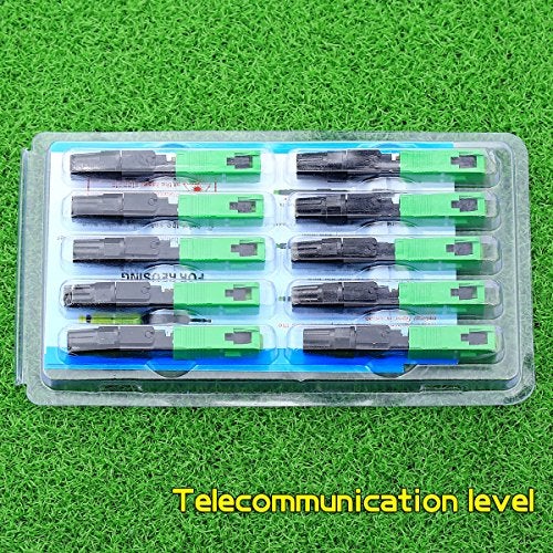 ANPTAIKE 10 Pcs FTTH SC APC Optical Fiber Cable Quick Connector Fast Cold Connection Adapter for CATV Network - Image 3