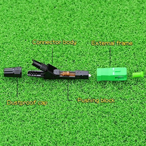 ANPTAIKE 10 Pcs FTTH SC APC Optical Fiber Cable Quick Connector Fast Cold Connection Adapter for CATV Network - Image 2