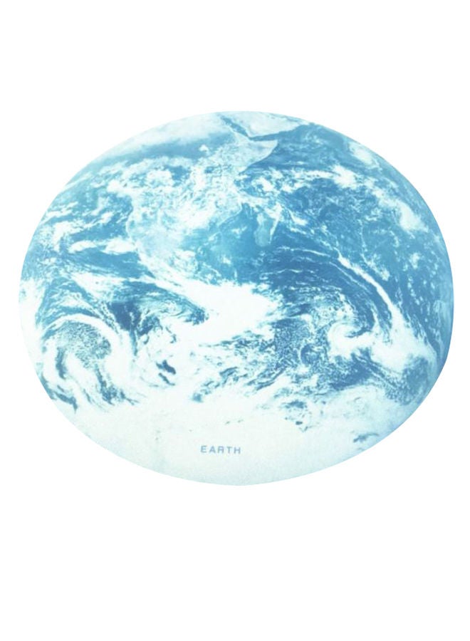 NIBEMINENT Earth Design Non-Slip Gaming Mouse Pad Blue/White - Image 1
