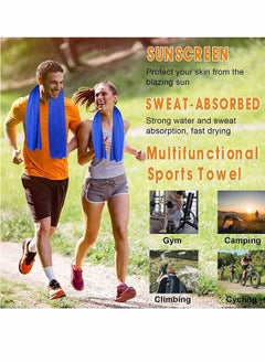 Y&D Cooling Exercise Towel, 4Pcs Neck Reusable Chill Cool Absorbent Sports Towel for Workout, Gym, Fitness, Golf, Yoga, Camping, Hiking, Travel, Outdoor  - Image 2