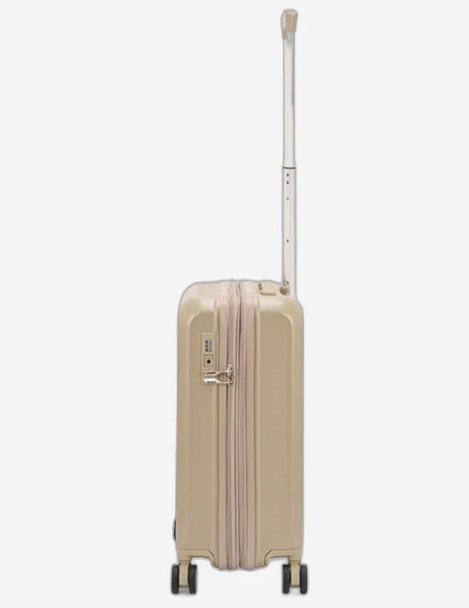 Echolac Sense 3 Piece Hardcase 4-Double Wheeled Expandable Luggage Trolley Set - Gold - Image 5