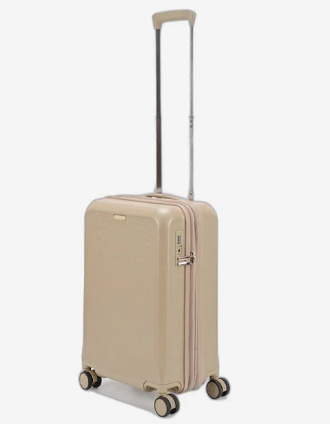 Echolac Sense 3 Piece Hardcase 4-Double Wheeled Expandable Luggage Trolley Set - Gold - Image 3