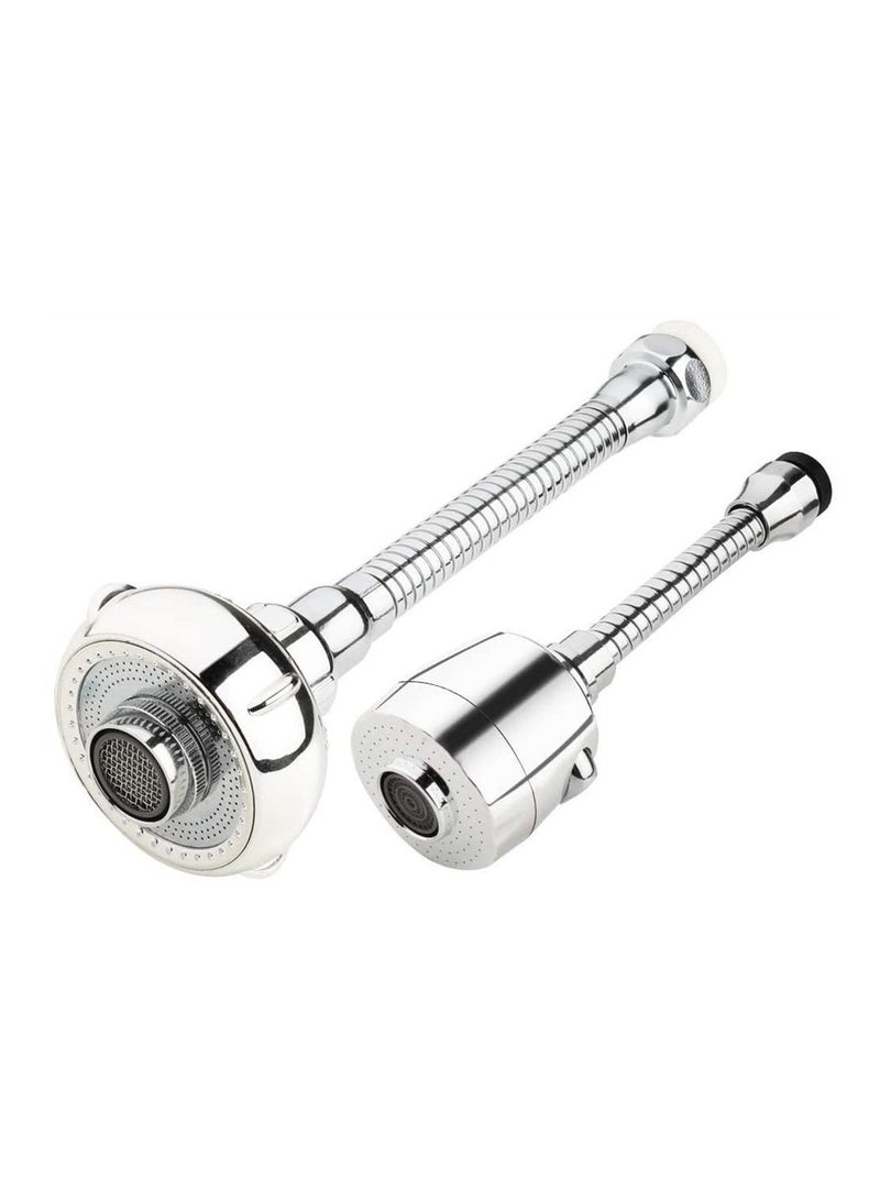 Y&D Sink Faucet Sprayer Attachment Movable Kitchen Tap Head, 360° Rotatable Anti-Splash Nozzle Head With Hose Easy To Wash Dishes Vegetables Fruits ( 2Pcs )  - Image 1