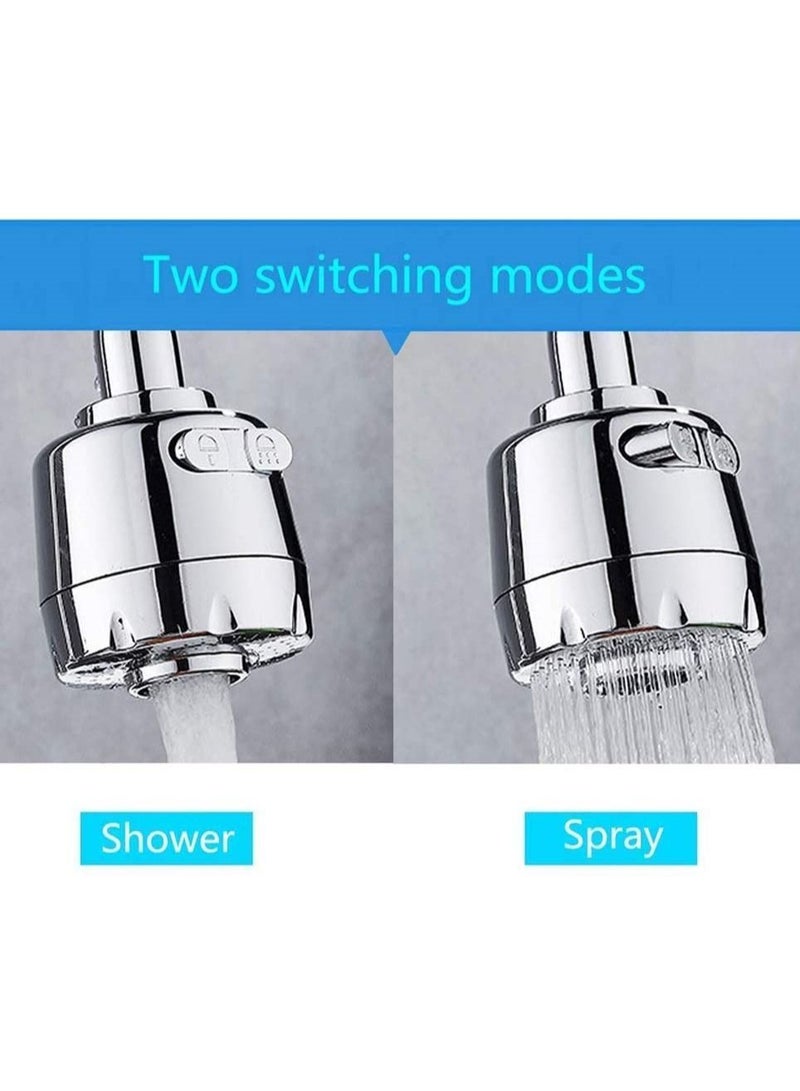 Y&D Sink Faucet Sprayer Attachment Movable Kitchen Tap Head, 360° Rotatable Anti-Splash Nozzle Head With Hose Easy To Wash Dishes Vegetables Fruits ( 2Pcs )  - Image 3