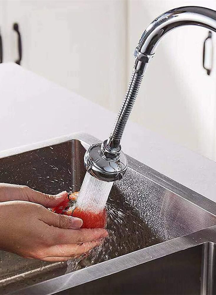 Y&D Sink Faucet Sprayer Attachment Movable Kitchen Tap Head, 360° Rotatable Anti-Splash Nozzle Head With Hose Easy To Wash Dishes Vegetables Fruits ( 2Pcs )  - Image 2