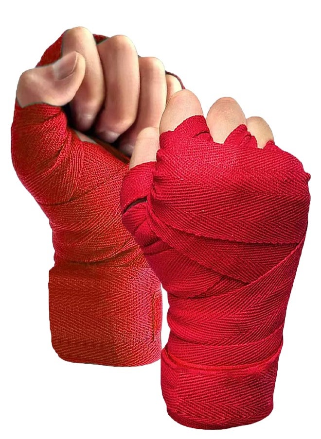 PYC Sports Boxing Hand Wraps 3 Meters Inner Boxing Gloves Martial Arts Wraps for MMA Kickboxing Muay Thai - Pair  - Image 1