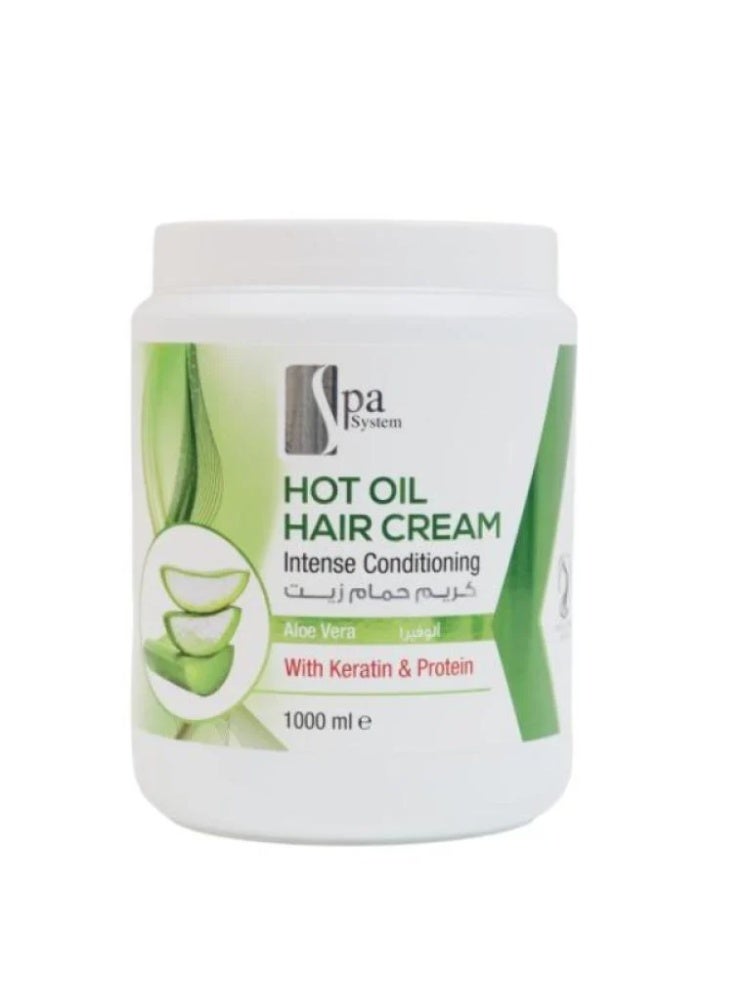 سبا سيستم كريم حمام زيت الوفيرا من سبا سيستم - 1000 مل