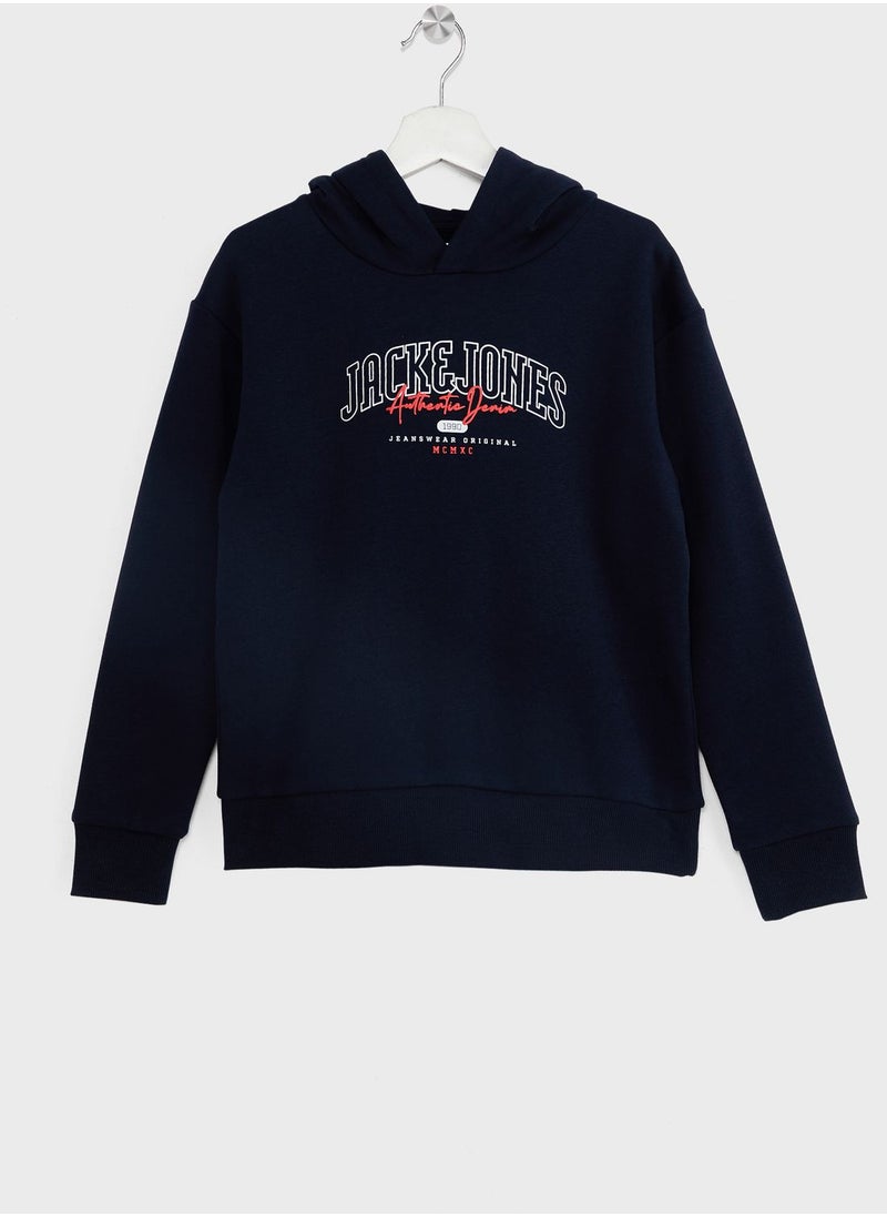Jack & Jones Junior - Youth Graphic Hoodie - Image 1
