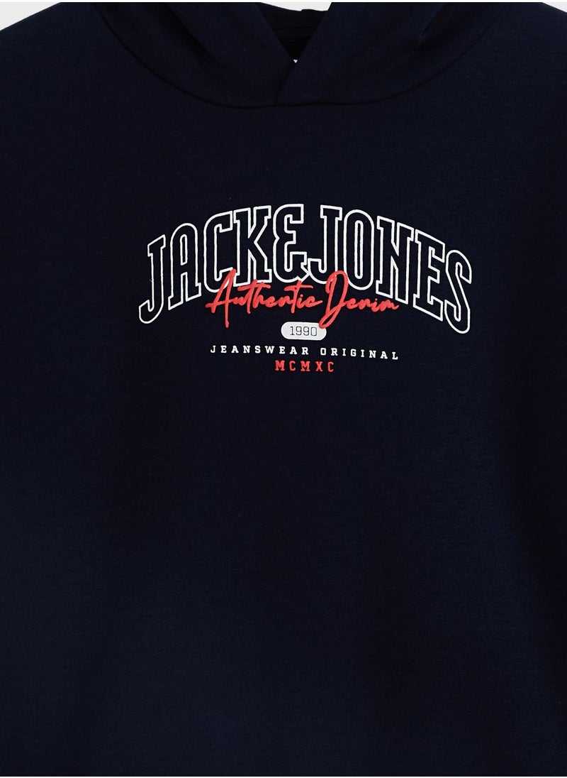 Jack & Jones Junior - Youth Graphic Hoodie - Image 1