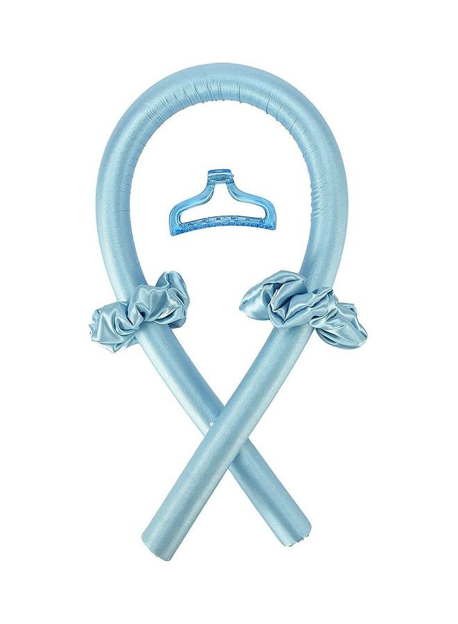 NIBEMINENT Heatless Curlers For Long Hair Blue - Image 1