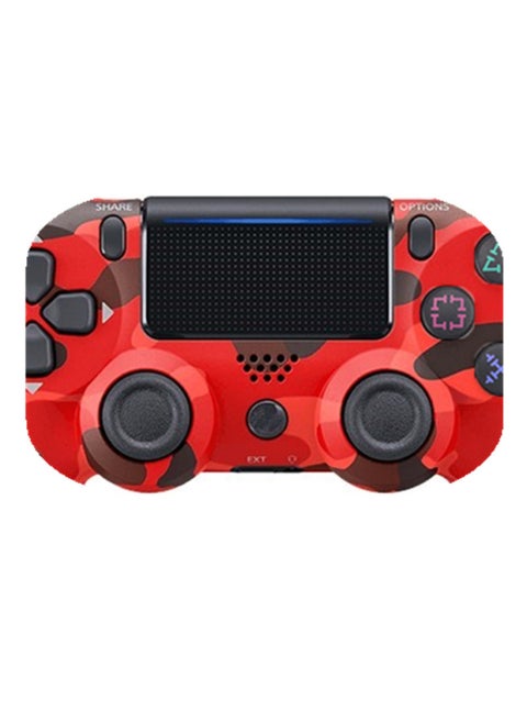 Source Wireless Bluetooth PS4 Handle Six Axis Ps Game Handle Dual Shock P4 Controller Pro Handle-Product Color:Red Camouflage---snowflake