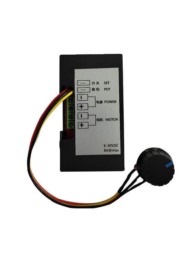 Generic - Direct-Current Speed Controller 24V Digital dc Motor Speed Regulator PWM Stepless Speed Control Switch - Image 1
