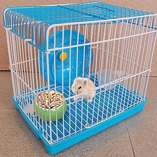 KRIZJUES 2 Pack Hamster Bowl Ceramic Prevent Chewing Feeding Bowl Guinea Pig Water Small Animal Food Dish for Syrian Hamster Rabbit Gerbil Chichilla Hedgehog Sugar Glider Rat - Image 2