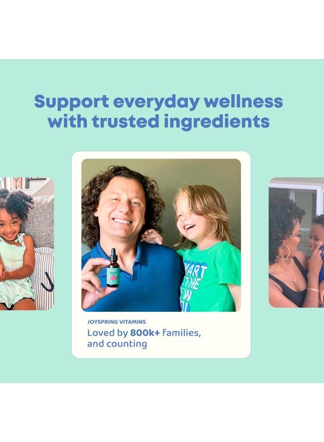 JoySpring DetoxZee Zeolite for Kids – Zeolite Clinoptilolite Drops with Cyanocobalamin B12 & Vitamin D3 Kids Support – Natural Berry Flavor Liquid | (2fl oz) 60 Servings - Image 4