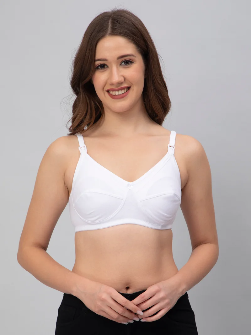 CEE 18 Women's Cotton Non Padded Non-Wired Maternity (Pack of 3)