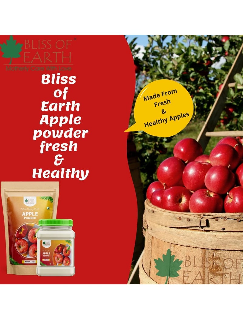BLISS OF EARTH 400GM of Apple Powder Natural Spray Dried Great for Smoothie  Apple juice  bake apple pie - Image 5