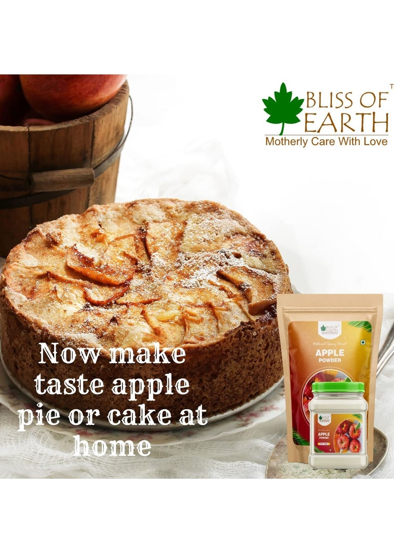 BLISS OF EARTH 400GM of Apple Powder Natural Spray Dried Great for Smoothie  Apple juice  bake apple pie - Image 4