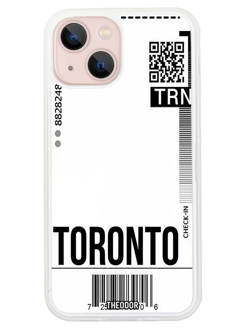 Theodor Protective Case Cover For APPLE IPHONE 14 Toronto (White Bumper) - Image 1