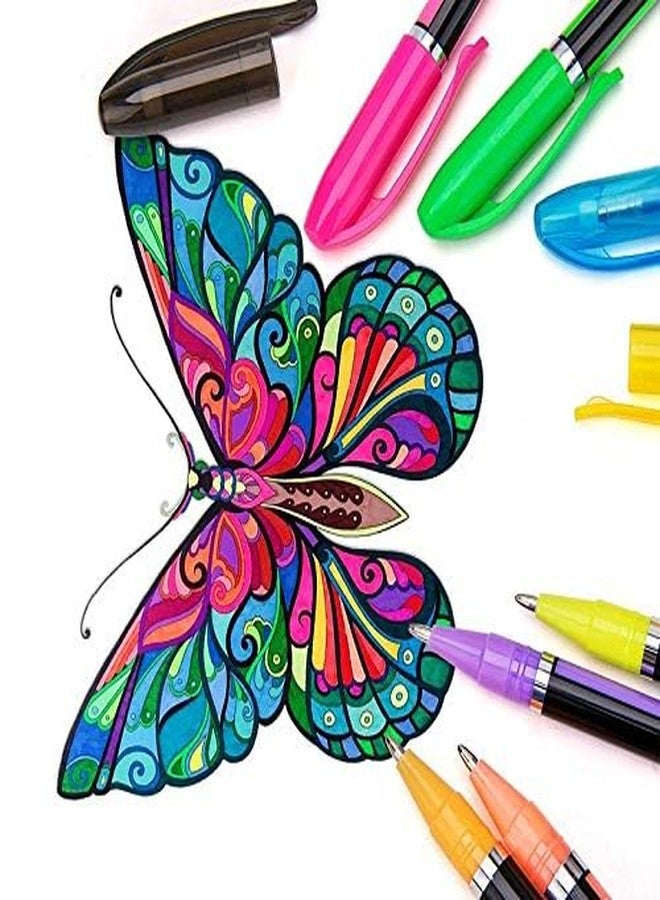 KIRA 48 Pc Gel Pens Set Color Gel Pens,Glitter, Metallic, Neon Pens Set Good Gift for Coloring Kids Sketching Painting Drawing - Image 2
