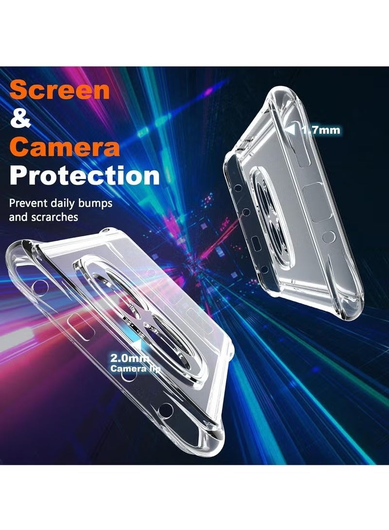 TIGER Redmi Note 14 Pro 5G Case with Screen Protector (2-Pack) – 6.67 Inches, Black Edge 3D Full Cover Tempered Glass, Four-Corner Airbag Transparent TPU Flexible Case (Not for 4G), Shockproof & Scratch Resistant - Image 3