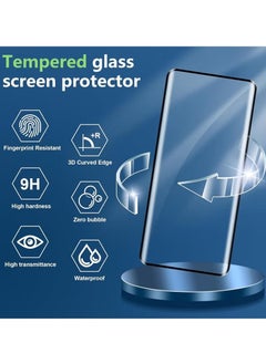 TIGER Redmi Note 14 Pro 5G Case with Screen Protector (2-Pack) – 6.67 Inches, Black Edge 3D Full Cover Tempered Glass, Four-Corner Airbag Transparent TPU Flexible Case (Not for 4G), Shockproof & Scratch Resistant  - Image 2