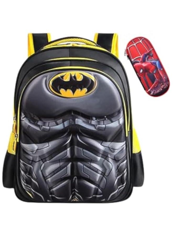 TRASSLE Boys Backpack with pencil case kids bags School Bags For Boys,Waterproof Backpacks Child Book bag Kids Shoulder Bag Satchel Knapsack - multi  - Image 1