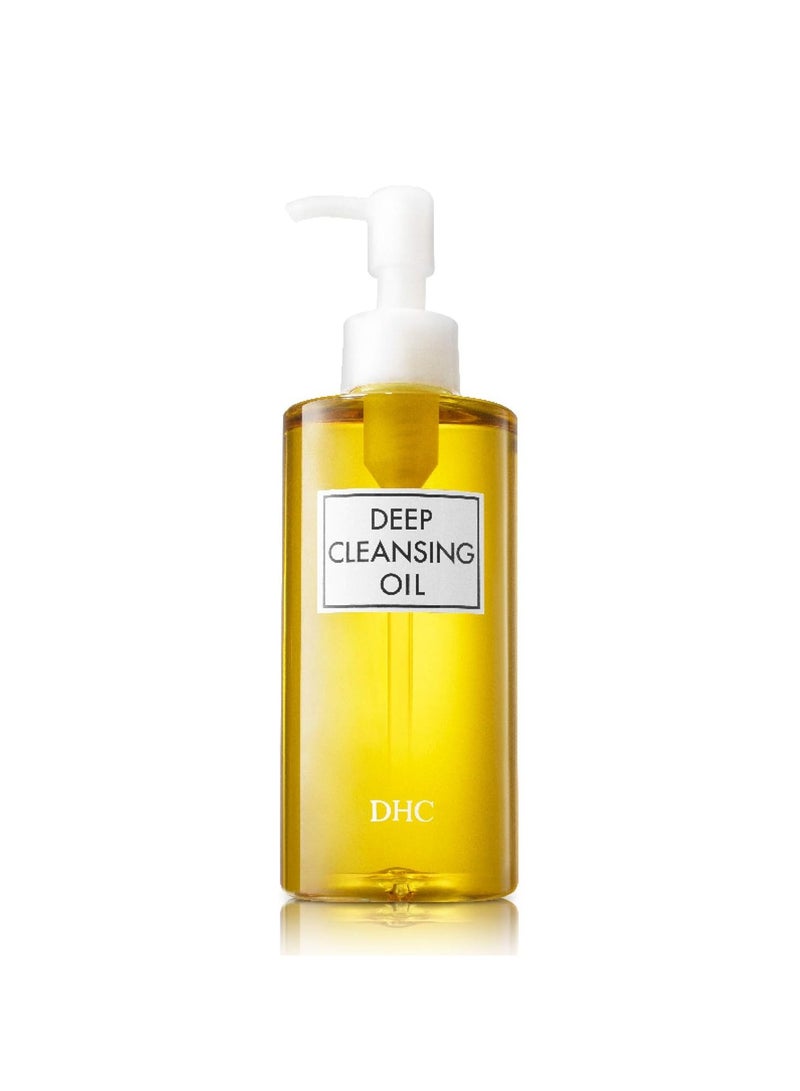 DHC Deep Cleansing Oil, Facial Cleansing Oil, Makeup Remover, Cleanses without Clogging Pores, Residue-Free, Fragrance and Colorant Free, All Skin Types, 6.7 fl. oz. - Image 1