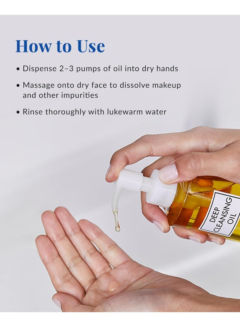 DHC Deep Cleansing Oil, Facial Cleansing Oil, Makeup Remover, Cleanses without Clogging Pores, Residue-Free, Fragrance and Colorant Free, All Skin Types, 6.7 fl. oz. - Image 4
