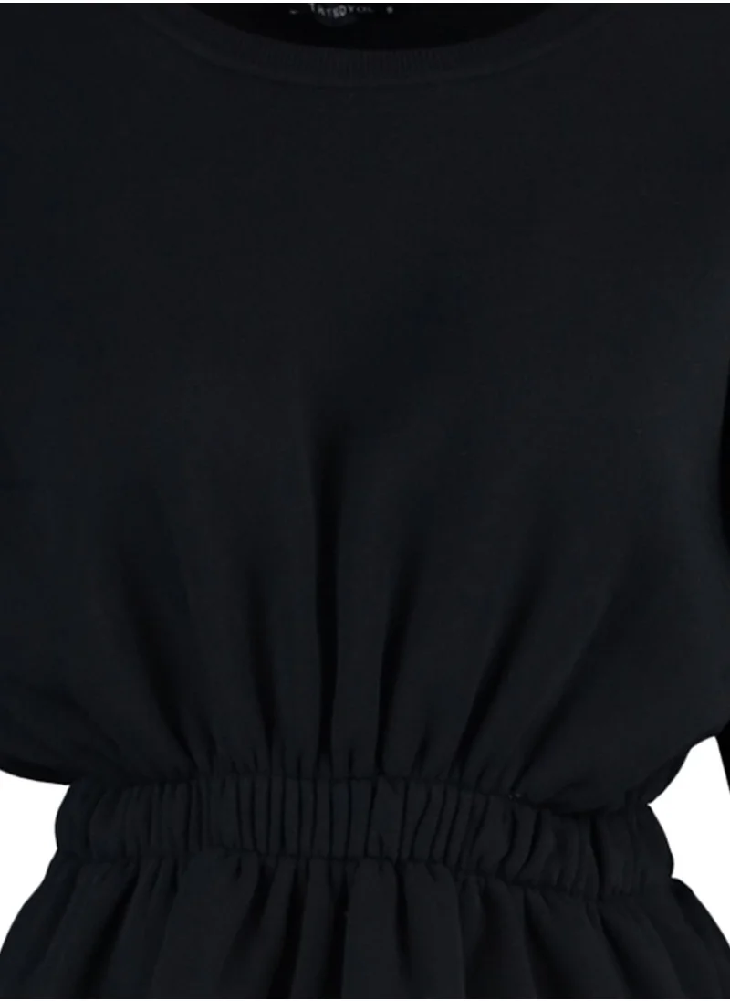 trendyol Elasticated Waist Knitted Sweatshirt
