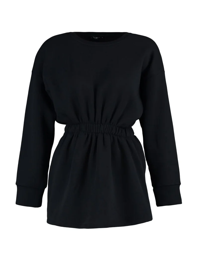 trendyol Elasticated Waist Knitted Sweatshirt