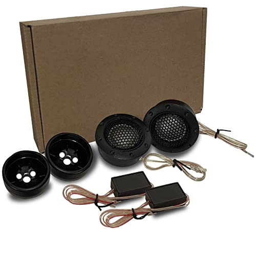 CYDZSW 1 Inch Car Audio Tweeters,Door Stereo Speakers,Truck Super Tweeter Pair Set 180W(DDT-S30) - Image 1