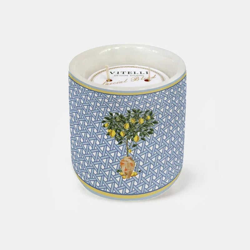 Hazeran Lemon Marble Candle