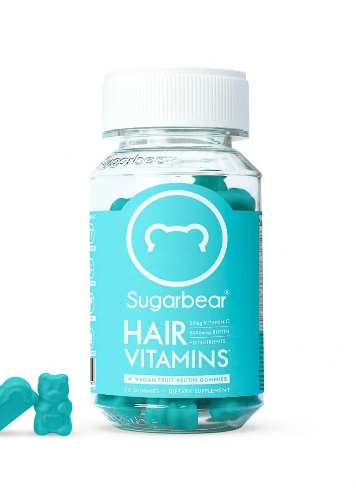 Vitamins - Bear Hair Gummies Hair Vitamins - 75 Gummies Pack - Image 1