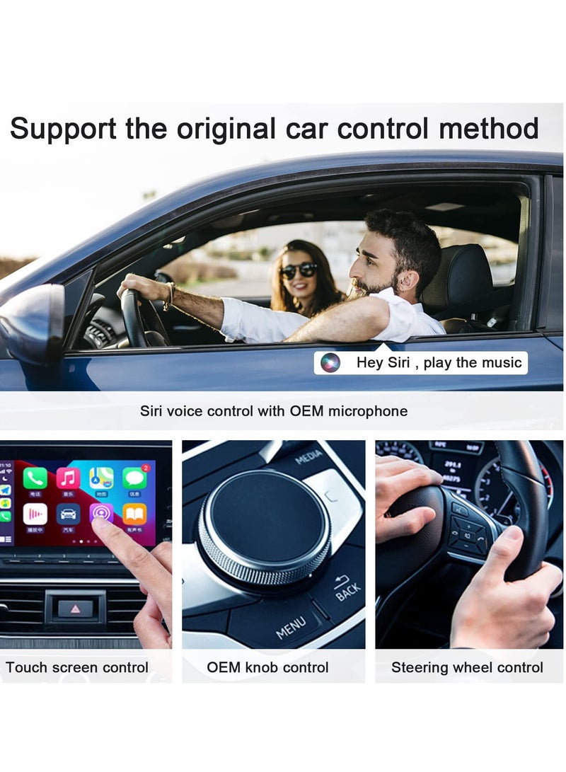 محول كاربلاي لاسلكي لايفون، دونجل كاربلاي لاسلكي يحول سيارات المصنع كاربلاي السلكية الى لاسلكي، محول بلوتوث كاربلاي 5Ghz، اتصال تلقائي عبر الانترنت، يدعم iOS 13+، ابيض - Image 5