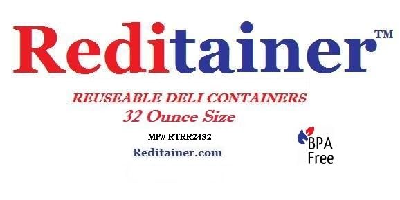 Reditainer Deli Food Storage Containers with Lid, 32-Ounce, 24-Pack - Image 5