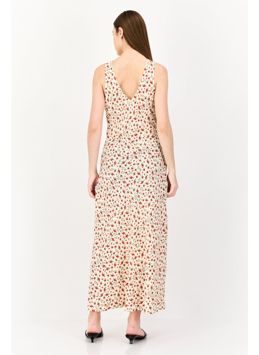 BRAVE SOUL Women Floral Print Casual Maxi Dress, Multicolor  - Image 2