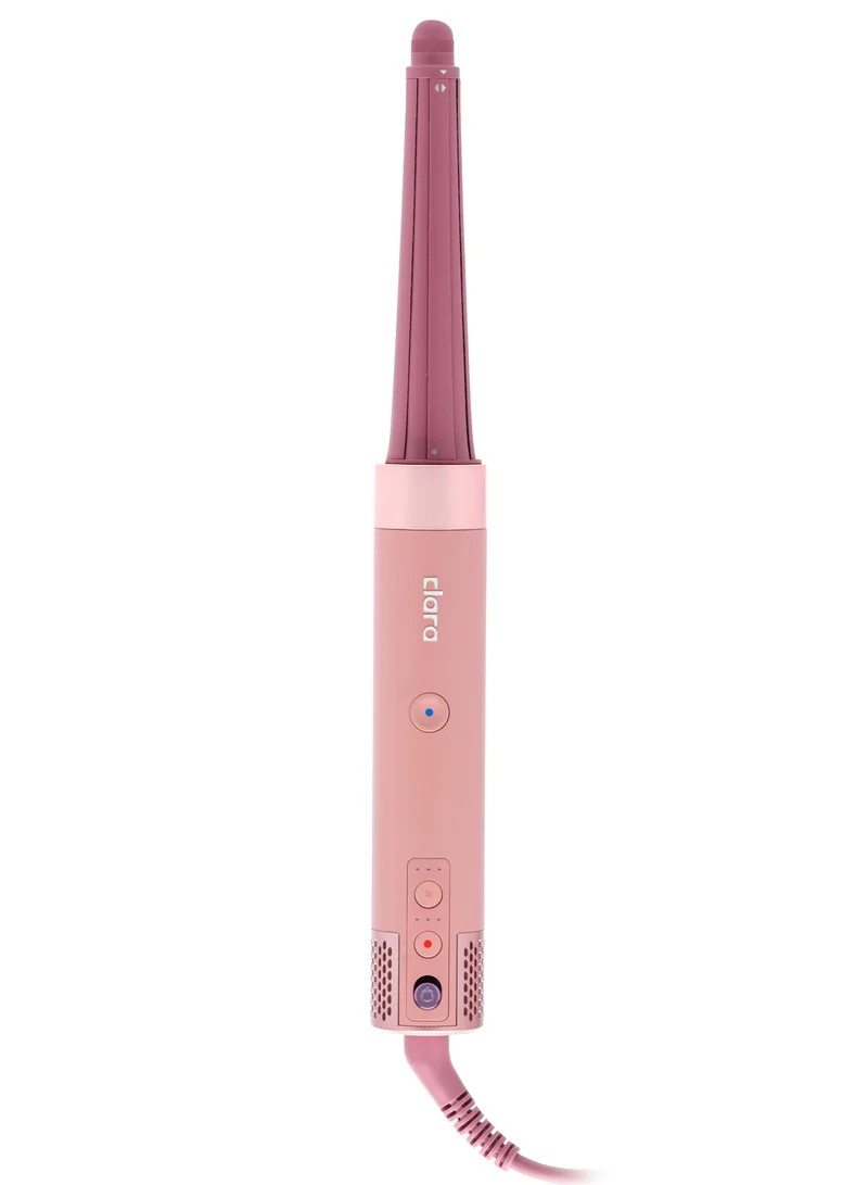 Clara  Clara Multi Styler for All Hair Types – 6-in-1 Styling Tool with Auto-Wrap Curlers, Blow Dryer, Round & Oval Brush – 1500W Ionic Hair Styler for Frizz-Free Waves & Salon Blowouts Pink for Women | Best Price UAE
