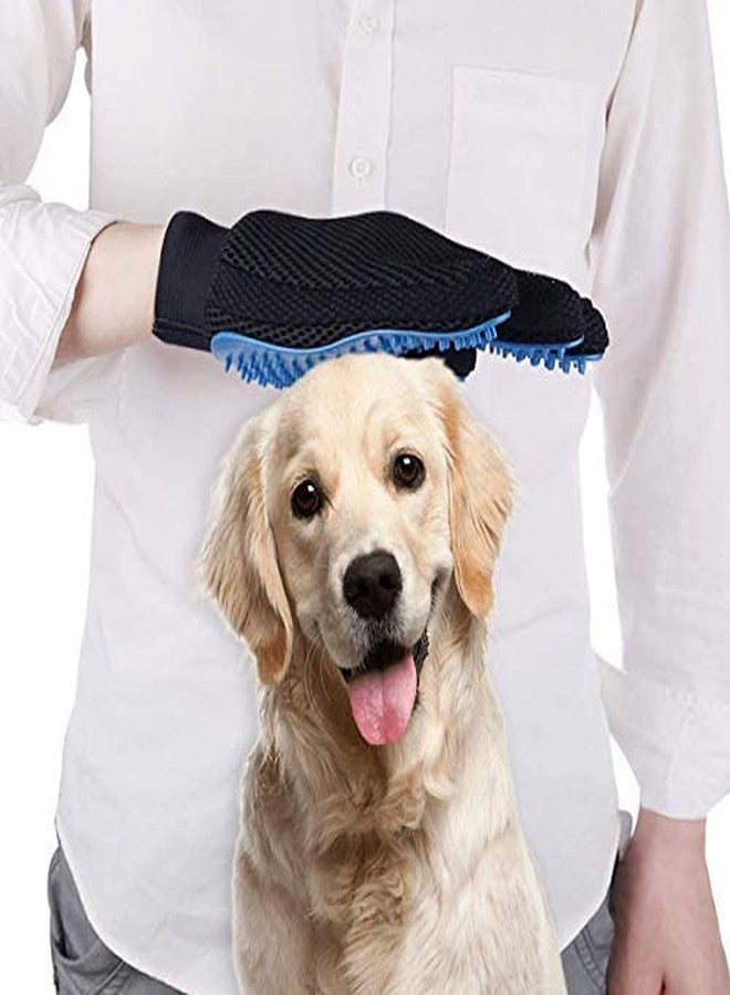 DRODRM Pet Grooming Massage Hair Removal and Bath Brush Gloves for Perfect Cat and Dog - Image 4